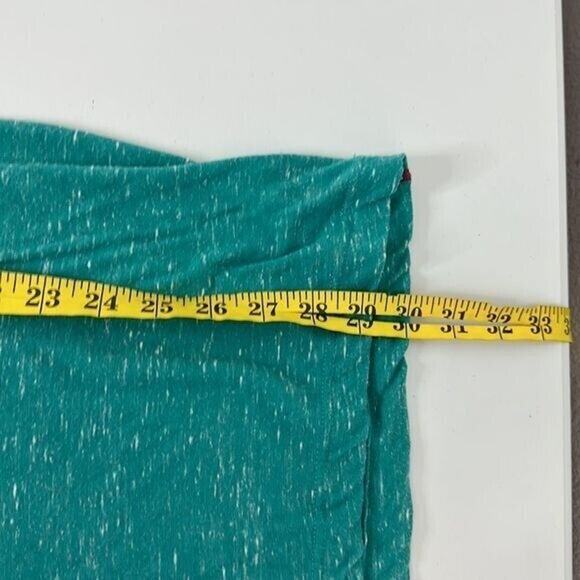 American Fighter Tee Shirt Womens XL Blue Green Y2K Punk Graphic Grunge Rocker - Picture 9 of 10